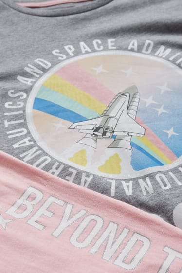 Bambini - NASA - pigiama - 2 pezzi - grigio melange