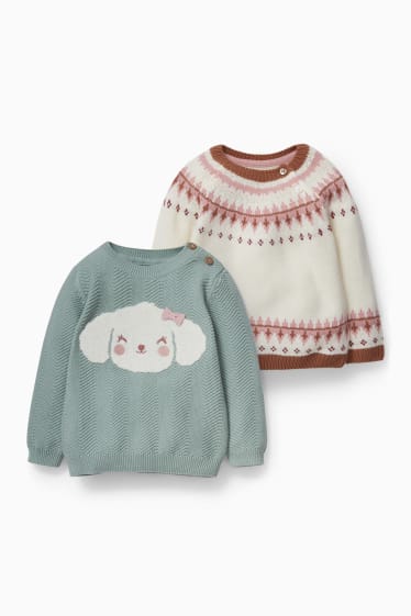 Babies - Multipack of 2 - baby jumper - cremewhite