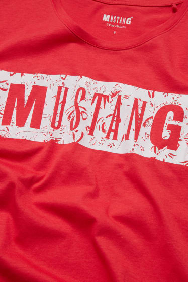 Women - MUSTANG - T-shirt - red