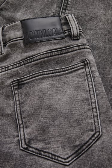 Niños - Skinny jeans - jog denim - vaqueros - gris