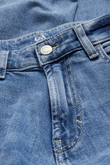 Dames - Boyfriend jeans - low waist - jeansblauw