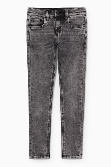 Niños - Skinny jeans - jog denim - vaqueros - gris