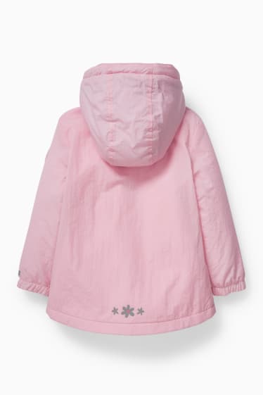 Kinder - Jacke mit Kapuze  - rosa