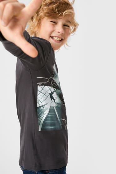 Dzieci - Koszulka z długim rękawem - ciemnoszary