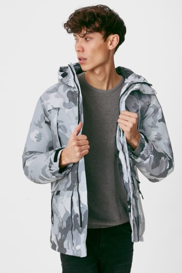 Uomo - CLOCKHOUSE - giacca con cappuccio - grigio