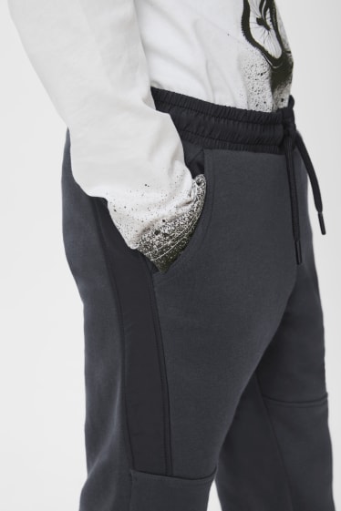 Enfants - Pantalon de jogging - gris foncé