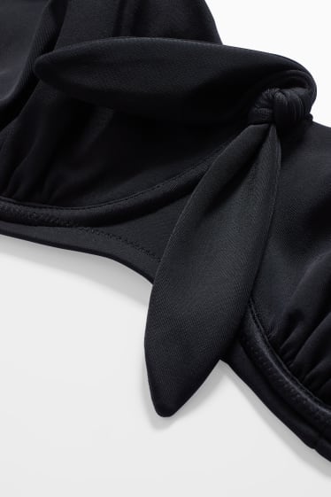 Damen - Bikini-Top mit Bügel - schwarz