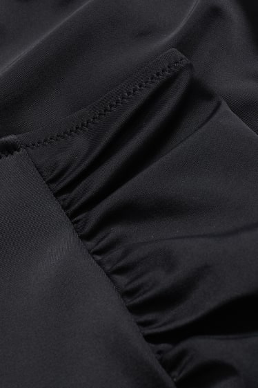 Donna - Slip bikini - a vita alta - nero