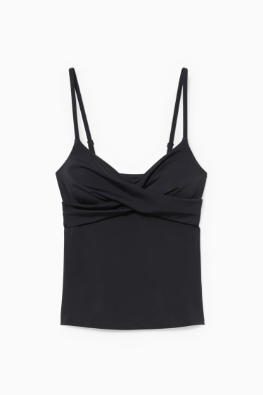 Women - Tankini top - padded - black