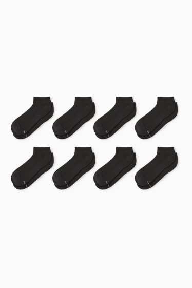 Women - Multipack of 8 - socks - black