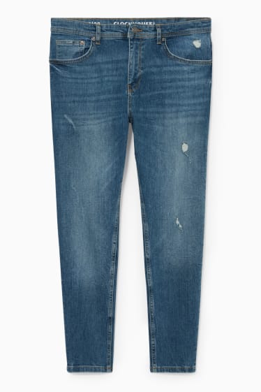 Mężczyźni - CLOCKHOUSE - carrot jeans - dżins-niebieski