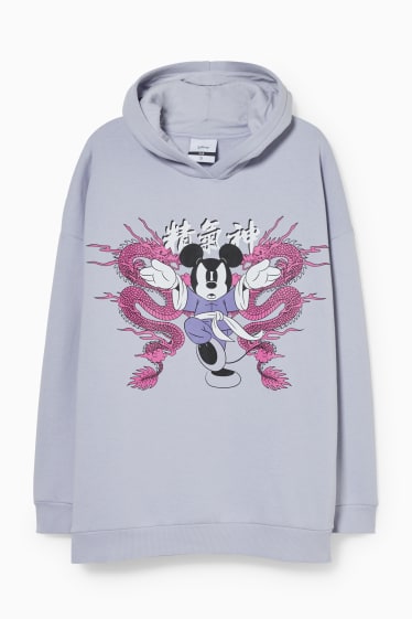 Donna - CLOCKHOUSE - felpa con cappuccio - Topolino - viola chiaro