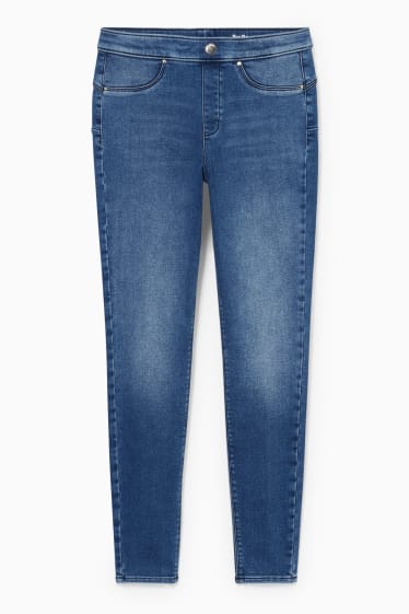 Women - Jegging jeans - thermal jeggings - push-up effect - blue denim