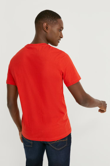 Men - MUSTANG - T-shirt - red