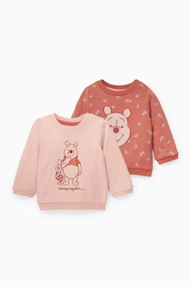 Bebés - Pack de 2 - Winnie the Pooh - sudaderas para bebé - rosa