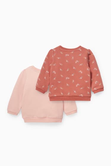 Bebés - Pack de 2 - Winnie the Pooh - sudaderas para bebé - rosa