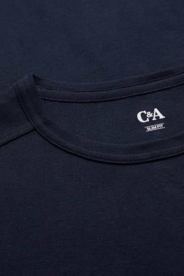 Men - T-shirt - dark blue