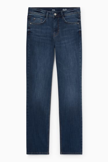 Donna - Straight jeans - vita media - jeans blu