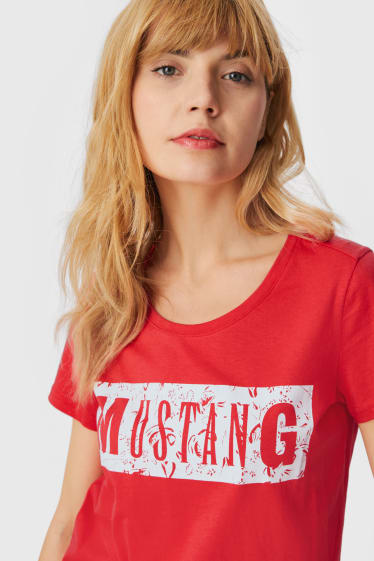 Damen - MUSTANG - T-Shirt - rot