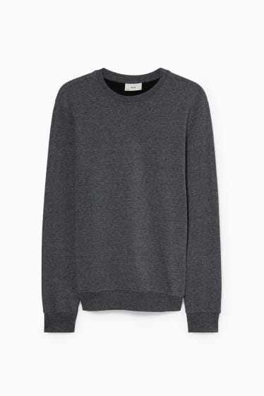 Herren - Sweatshirt - grau-melange