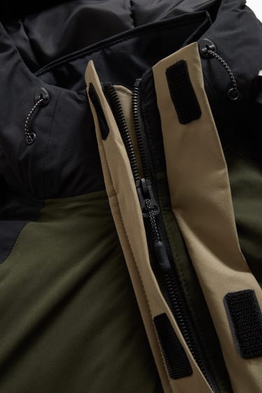 Hommes - Veste fonctionnelle à capuche - kaki