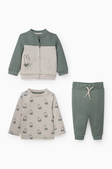 Babies - Miffy - baby outfit - 3 piece - green