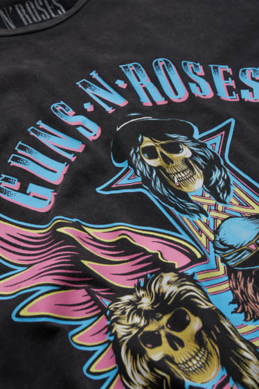 Hombre - CLOCKHOUSE - camiseta - Guns N' Roses - negro
