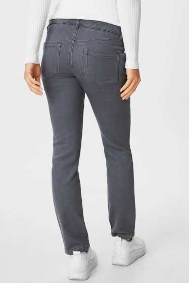 Kobiety - CLOCKHOUSE - slim jeans - dżins-szary