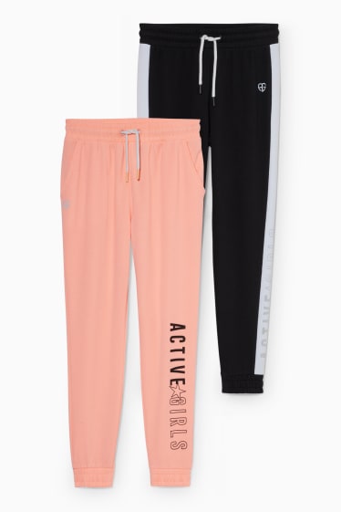 Children - Multipack of 2 - joggers - neon rose