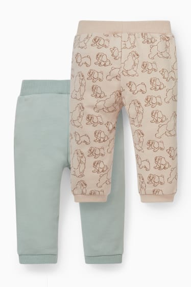 Babies - Multipack of 2 - Lady and the Tramp - baby joggers - green / beige