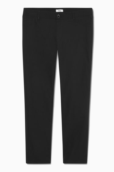 Mujer - Pantalón - slim fit - negro