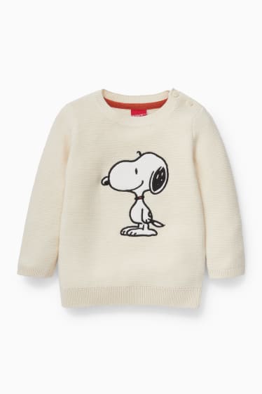 Babies - Snoopy - baby jumper - creme