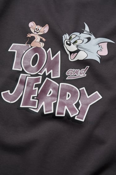 Kobiety - CLOCKHOUSE - bluza trykotowa - Tom i Jerry - ciemnoszary