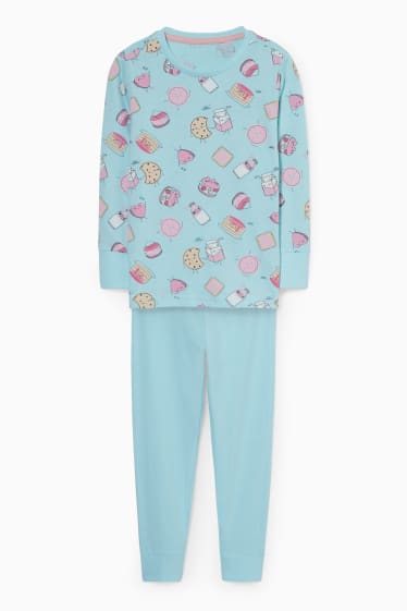 Children - Pyjamas - 2 piece - light turquoise