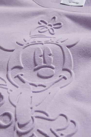 Women - Sweatshirt - Minnie Mouse - light violet