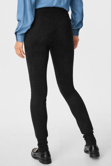 Mujer - Leggings - antelina - negro