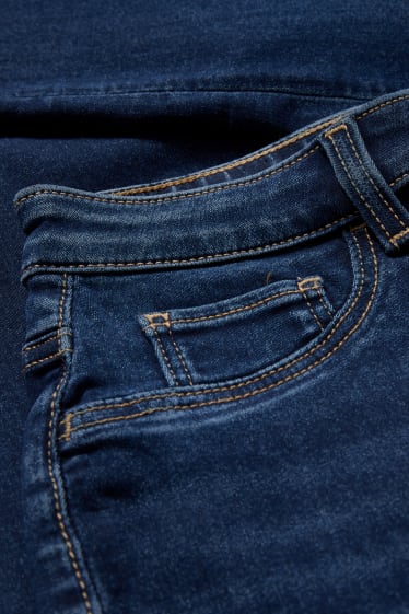 Women - Curvy jeans - high waist - denim-blue