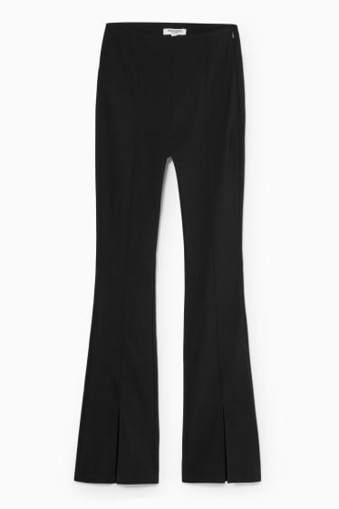Women - CLOCKHOUSE - trousers - flared - black