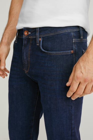 Bărbați - Straight jeans - Flex - LYCRA® - denim-albastru închis