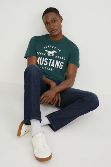 Men - MUSTANG - slim jeans - Washington - denim-dark blue