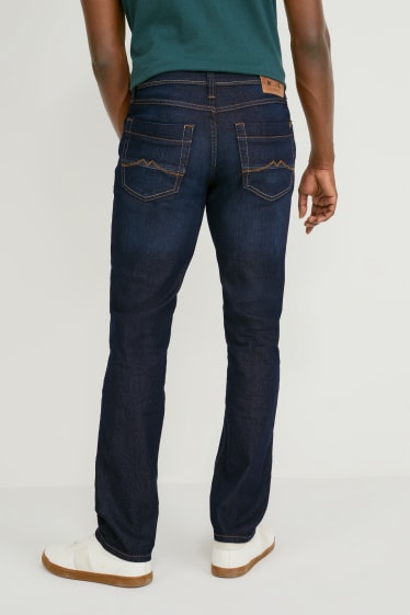 Pánské - MUSTANG - slim jeans - Washington - džíny - tmavomodré