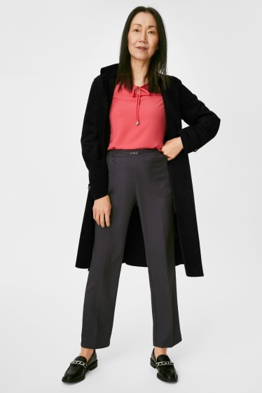 Women - Trousers - anthracite