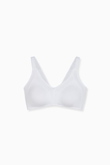 Women - Non-wired minimiser bra - white
