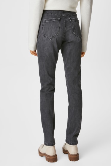 Women - Slim jeans - denim-gray