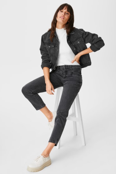Women - Straight jeans - graphite