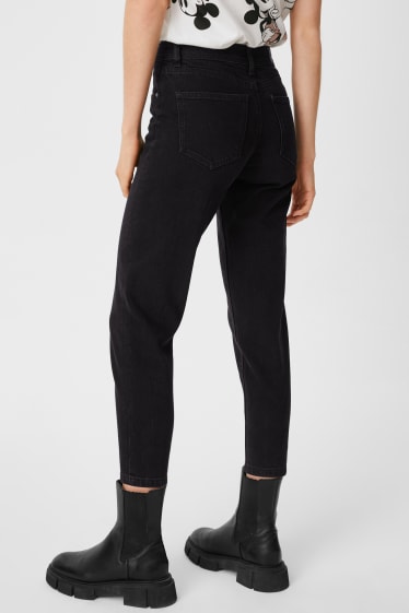 Women - CLOCKHOUSE - mom jeans - Tencel™ - black