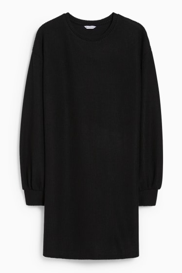 Teens & young adults - CLOCKHOUSE - knitted dress - black