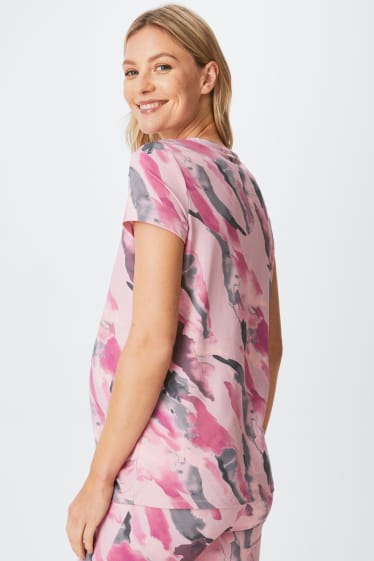 Damen - Umstands-T-Shirt - rosa