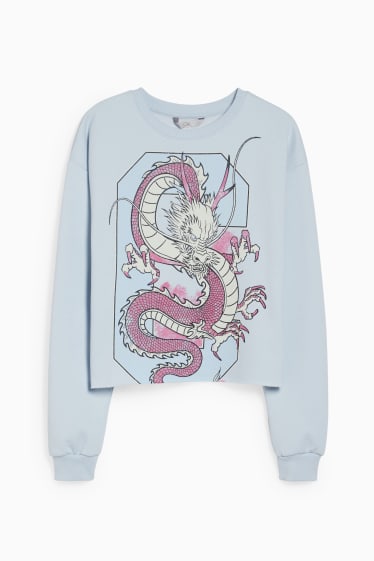 Teens & Twens - CLOCKHOUSE - Sweatshirt - hellblau