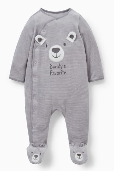 Bebés - Pijama para bebé - gris jaspeado